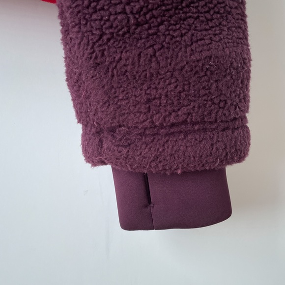 gap fit  sherpa fleece hooded jacket m tall - Picture 14 of 16